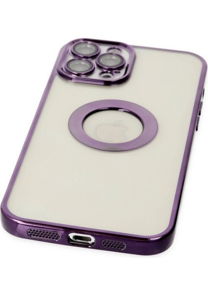 Iphone 12 Pro Max Kılıf Slot Silikon - Mor Bstmy