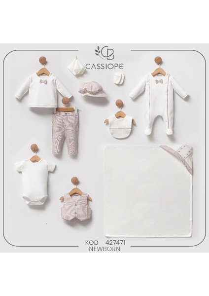 Giulia Premium Cassiope 10'lu Set Kahve