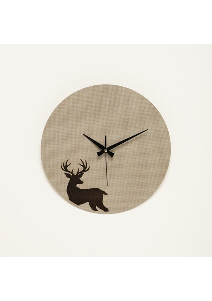 Modern Ahşap Duvar Saati |35*35 CM| SA7025