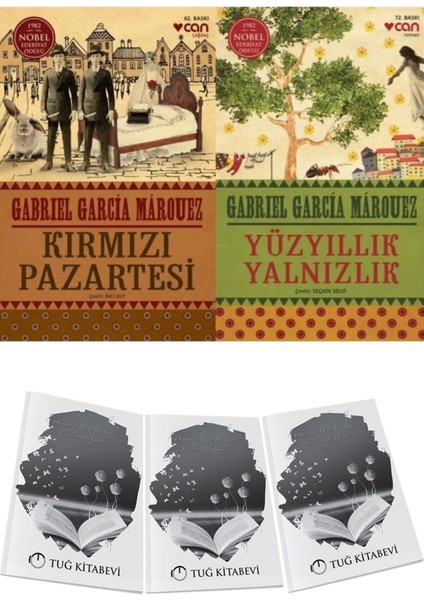 Kırmızı Pazartesi ve Yüzyıllık Yalnızlık Gabriel Garcia Marquez 2 Kitap + Hediyeli