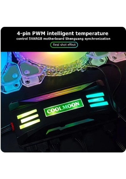 Coolmoon Pa1 - Argb &pwm Controller - Siyah