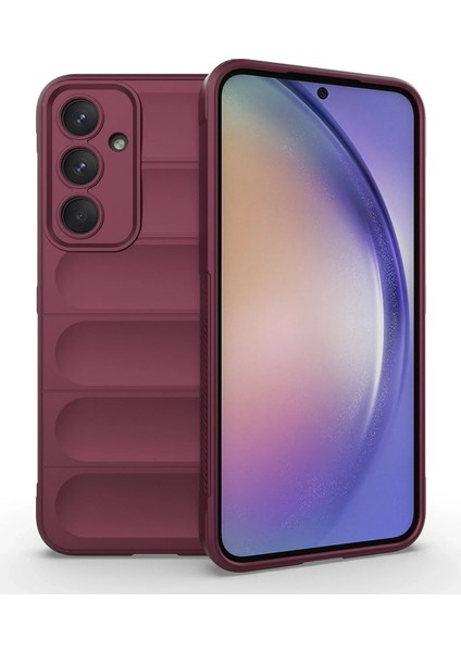 Samsung Galaxy M14 5g Kılıf Optimum Silikon - Bordo Bstmy