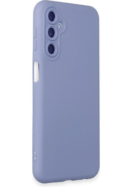 Samsung Galaxy M34 5g Kılıf Nano Içi Kadife Silikon - Lila Bstmy