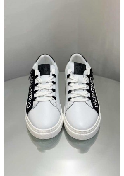 Kadın Stunny Lace-Up Bağcıklı Sneakers - Beyaz/siyah
