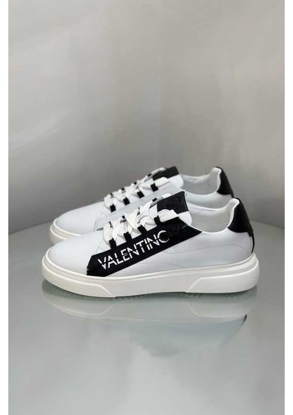 Kadın Stunny Lace-Up Bağcıklı Sneakers - Beyaz/siyah modelleri