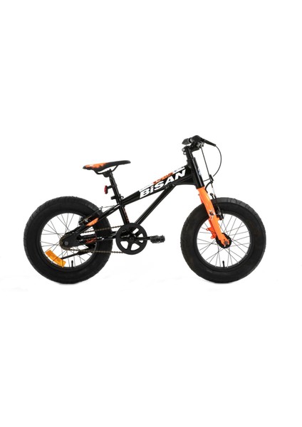 Limit 16 Çocuk Bisikleti 23 cm V Fren 16 Jant 1 Vites Siyah Turuncu