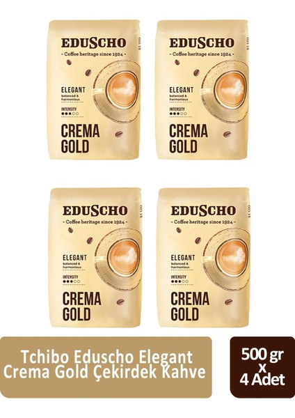 Eduscho Elegant Crema Gold 500 gr x 4 Adet