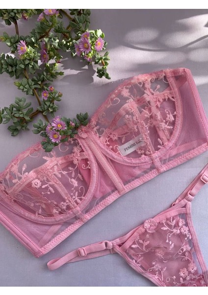 Pınk Blıss Bralet Set