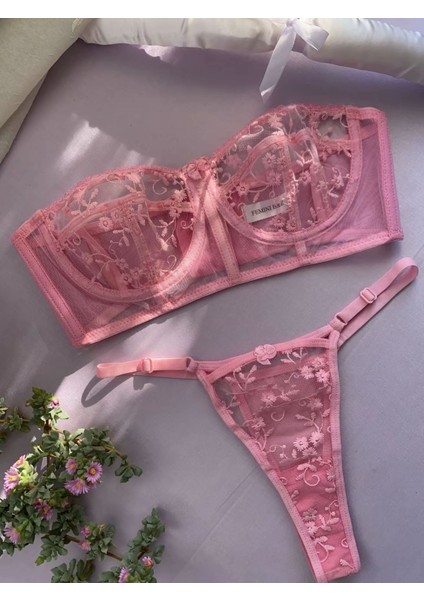 Pınk Blıss Bralet Set