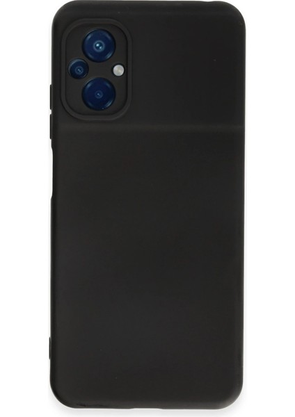 Xiaomi Poco M5 Kılıf Nano Içi Kadife Silikon - Siyah Bstmy