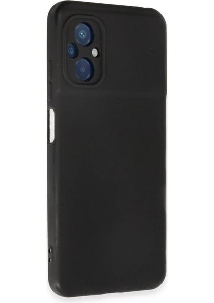 Xiaomi Poco M5 Kılıf Nano Içi Kadife Silikon - Siyah Bstmy