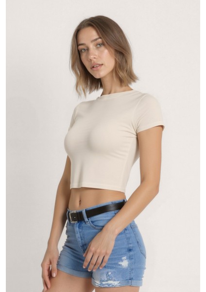 Bisiklet Yaka Kısa Kol T-Shirt modelleri