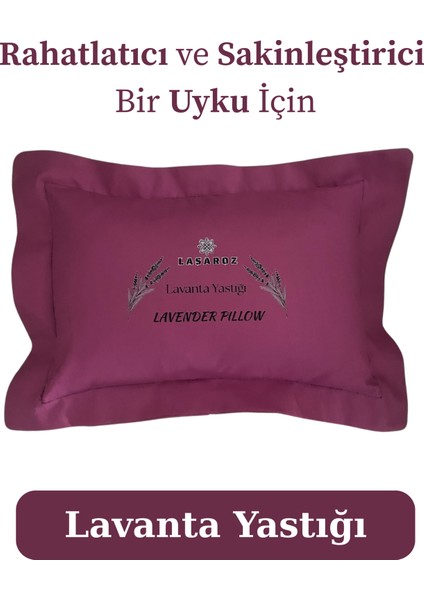 Lavantalı Göz Yastığı Yoga Meditasyon Uyku Yastığı 29X19 cm