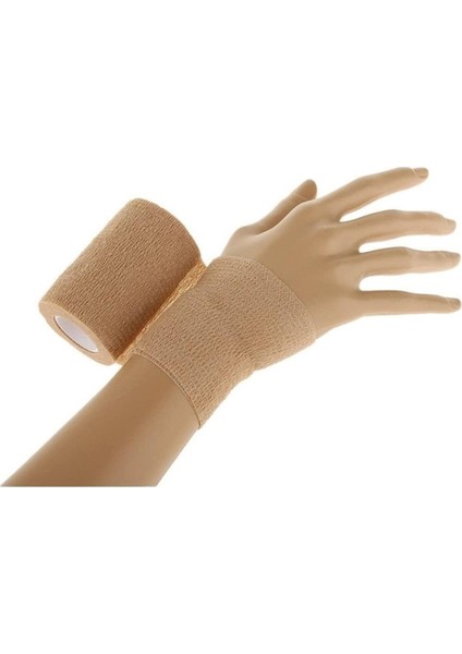 Koban Bandajı Kendinden Yapışkanlı Bandaj Coban Bandajı Sargı Bandajı Sargı Bilek 10CMX4.5 M. 1 Ade