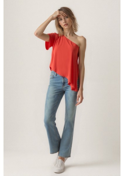 Tek Omuz Kayık Yaka Bluz modelleri