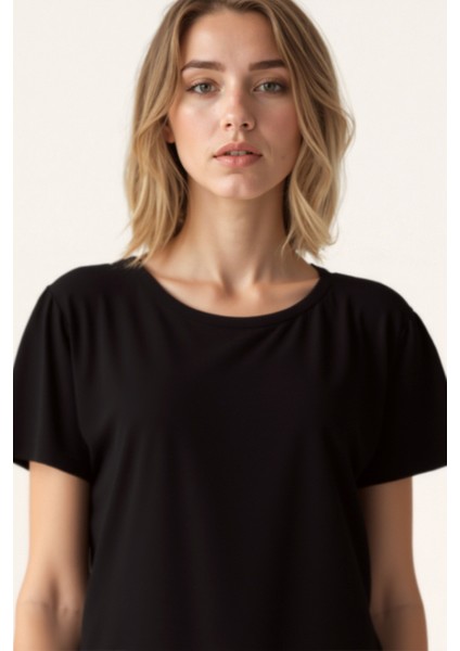 Bisiklet Yaka Kısa Kol Elbise indirimleri