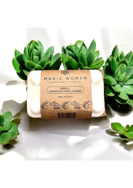 -Doğal Kabak Lifli Sabun Pirinç Patlağı