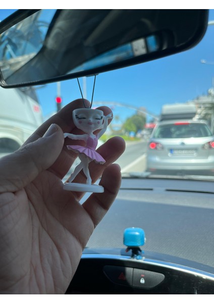 Ballerina Cappuccino Araç Süsü Brainrot Figür Tiktok Ai Karakter Tung Tung Sevgilisi Meme Figür