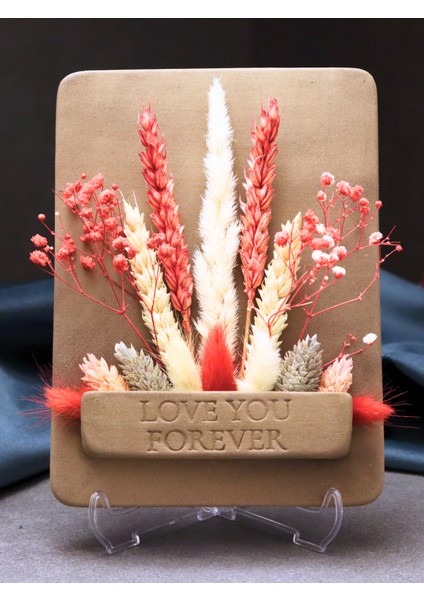 ile Çok Özel Hediyelik 🎁sevgiliye Özel Romantik Tasarım🎁 Love You Forever – Seni Daima Seveceğim! Şık Seramik Dekor