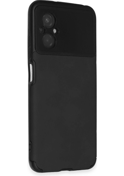 Xiaomi Poco M5 Kılıf Loop Deri Silikon - Siyah Bstmy