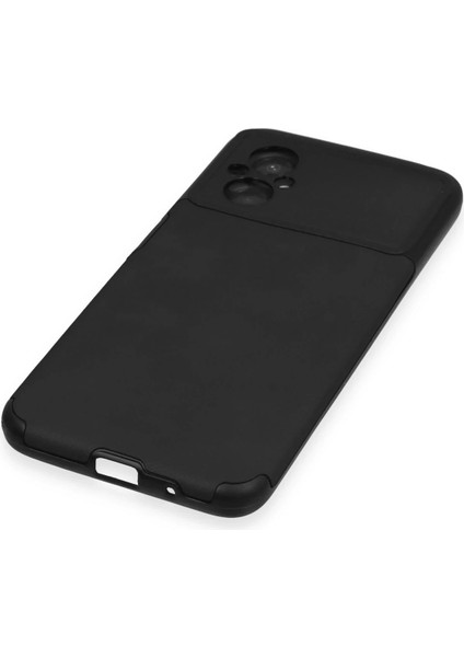 Xiaomi Poco M5 Kılıf Loop Deri Silikon - Siyah Bstmy