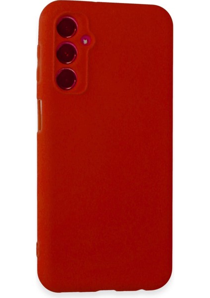 Samsung Galaxy M34 5g Kılıf First Silikon - Kırmızı Bstmy