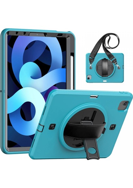 Ipad Pro 11 (2020) Kılıf Strap-C Otterbox Tablet Kapak - Mavi Bstmy