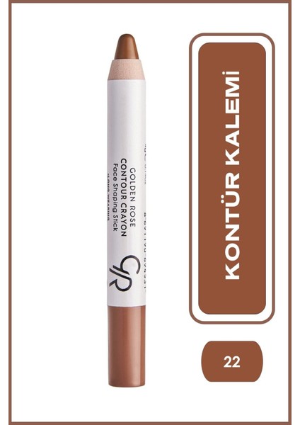 Contour Crayon No: 22 Deep Brown - Kontür Kalemi - 8691190694524