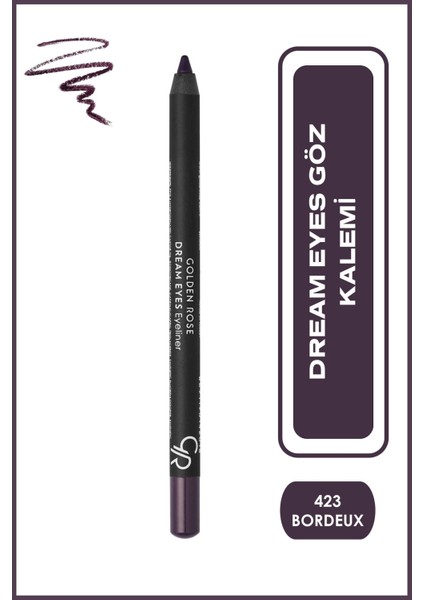 Dream Eyes Eyeliner No:423 Bordeux - Göz Kalemi - 8691190142230