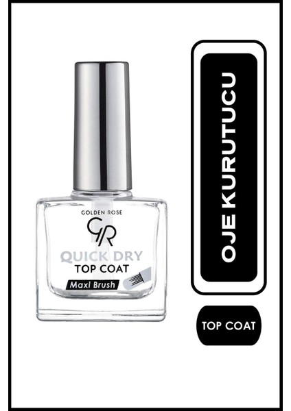 Quick Dry Top Coat - Oje Kurutucu - 8691190068936