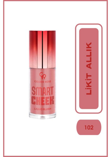 Smart Cheek Liquid Blush No: 102 - Likit Allık - 8691190537395
