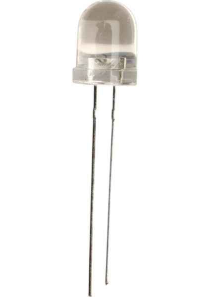 8mm Yeşil Şeffaf LED - 50 Adet