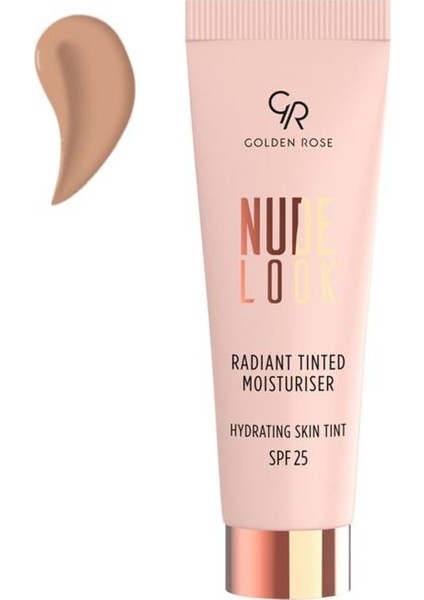 Nude Look Radiant Tinted Moisturiser No: 02 Medium Tint - Renkli Nemlendirici Spf 25 - 8691190967147