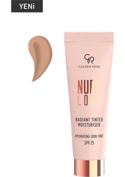 Nude Look Radiant Tinted Moisturiser No: 02 Medium Tint - Renkli Nemlendirici Spf 25 - 8691190967147