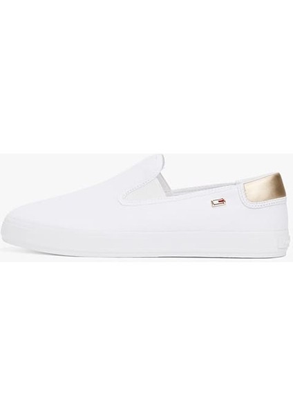 Kadın Th Canvas Slip-On Sneakers - Beyaz modelleri
