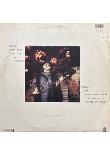 Elton John Ice On Fire Lp Plak