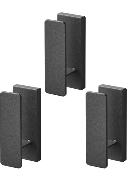 Tower Duvar Kancaları (3'lü Set) Siyah Renk