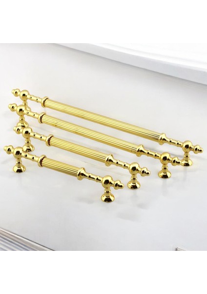 Mobilya Çekmece Mutfak Dolabı Dolap Kulpları Kulbu Kulpu Altın Gold Metal Kulp 192 Mm- 19.2 cm fırsatları