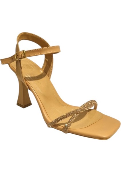 Kadın Taşlı Çapraz Bantlı Abiye Ayakk fiyatları