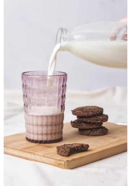 Allegra Mürdüm Akrilik Bardak | 400 ml Şık Su ve Meşrubat Bardağı | Cam Değildir | Kırılmaya Dayanıklı Tekli