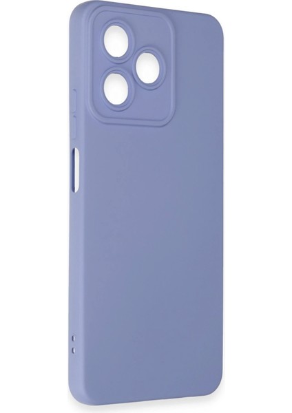 Realme C53 Kılıf Nano Içi Kadife Silikon - Lila Bstmy