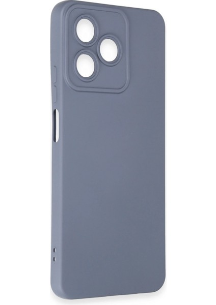 Realme C53 Kılıf Nano Içi Kadife Silikon - Gri Bstmy