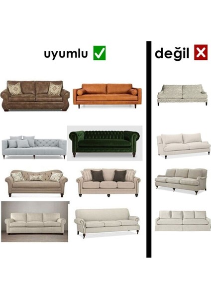 Bürümcük Kumaş 3-1-1 Koltuk Örtüsü Boydan