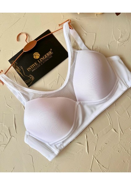 Orkide Kutulu Önü Fileli Balensiz Desteksiz Ultra Rahat Soft Cup Günlük Sütyen fırsatları