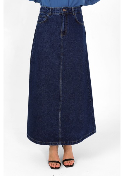 Yüksek Bel A Kesim Denim Etek fiyatları