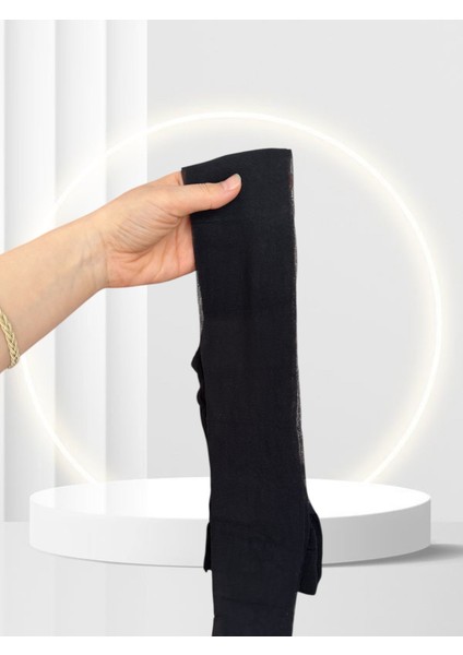 Intive 8 Den Yaz Inceliği Burnu Şeffaf Pamuk Ağlı Dikiş Izi Yapmayan Mat Külotlu Çorap