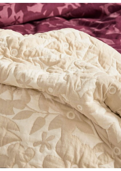 Imara Plaid Battaniye 150X200 Cm, Çiçek Desenli, Dolgulu, %100 Pamuk modelleri