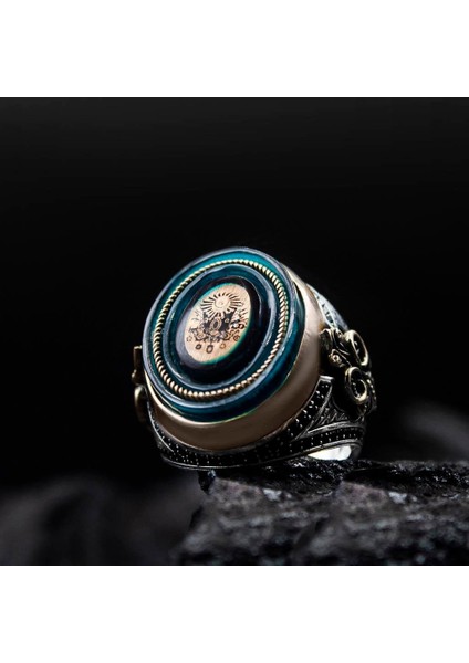 Tarihe Dokunuş Serisi – Sancaktar 925 Ayar Gümüş Yüzük