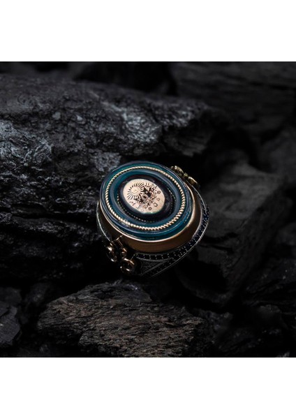 Tarihe Dokunuş Serisi – Sancaktar 925 Ayar Gümüş Yüzük modelleri