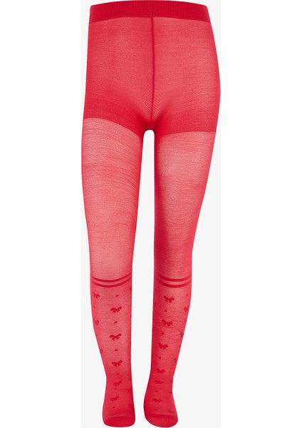 Pretty Bowtie Stripe Külotlu Çorap